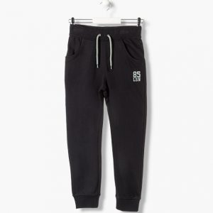 PANTALON SPORT NEGRO FELPA 2 a 16 años