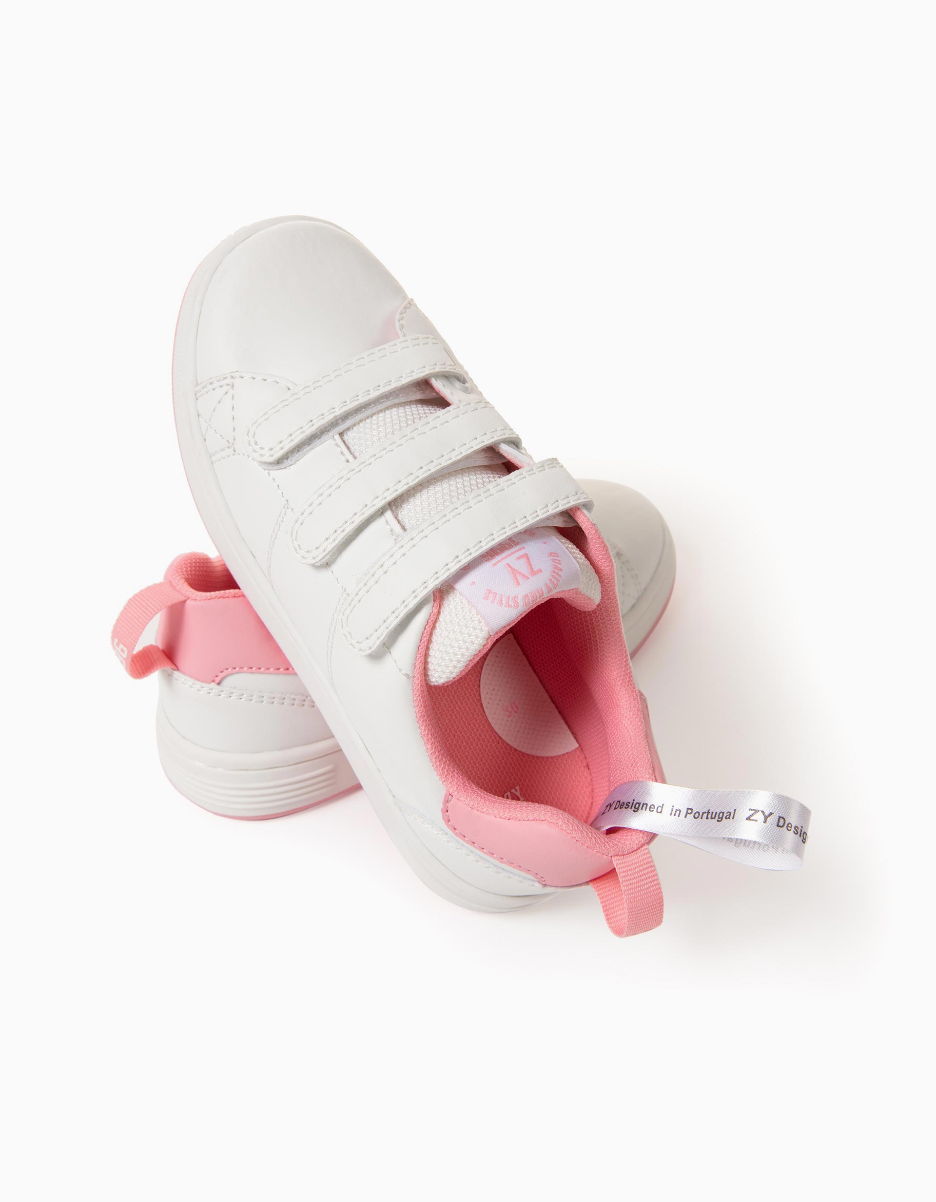 Zapatillas niña blanca/rosa - Mr. Magorium