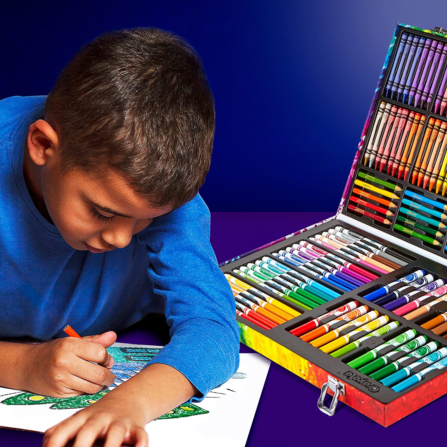 Maletín del Artísta Arcoiris Crayola 140 piezas