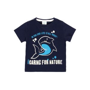 Camiseta punto básica de bebé niño