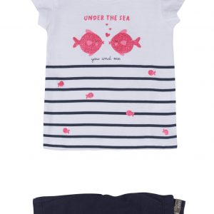 Conjunto Under and sea bebé niña