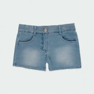 Short felpa denim niña 6 a 14 años