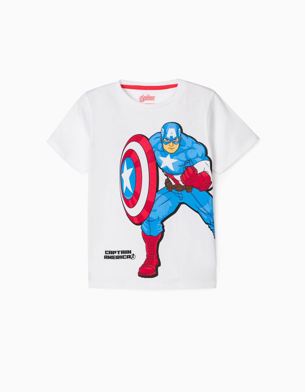 el primero esfera Oblicuo Camiseta Capitan America niño - Mr. Magorium