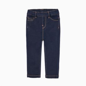 Jegging denim azul oscuro bebe niña