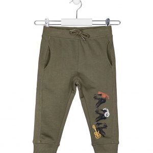 Pantalon chandal de felpa print estampado dinosarios niño