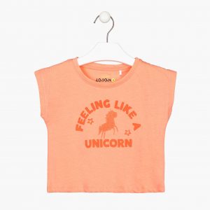 Camiseta manga corta unicornio