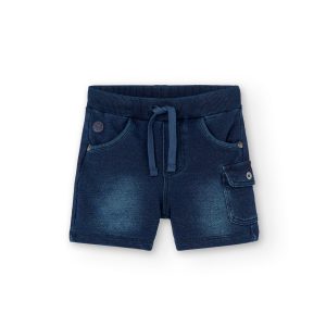Bermuda denim lavado blue de niño
