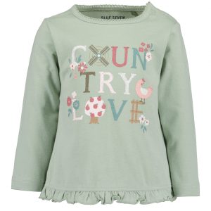 Camiseta manga larga estampada bebe niña