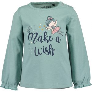 Camiseta manga larga estampada bebe niña