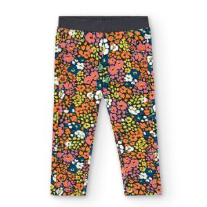 Pantalon felpa estampado niña