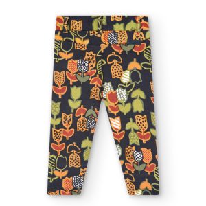 Pantalon felpa estampado niña