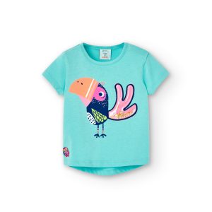 Camiseta de manga corta para niña