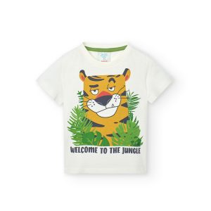 Camiseta estampada tigre para niño