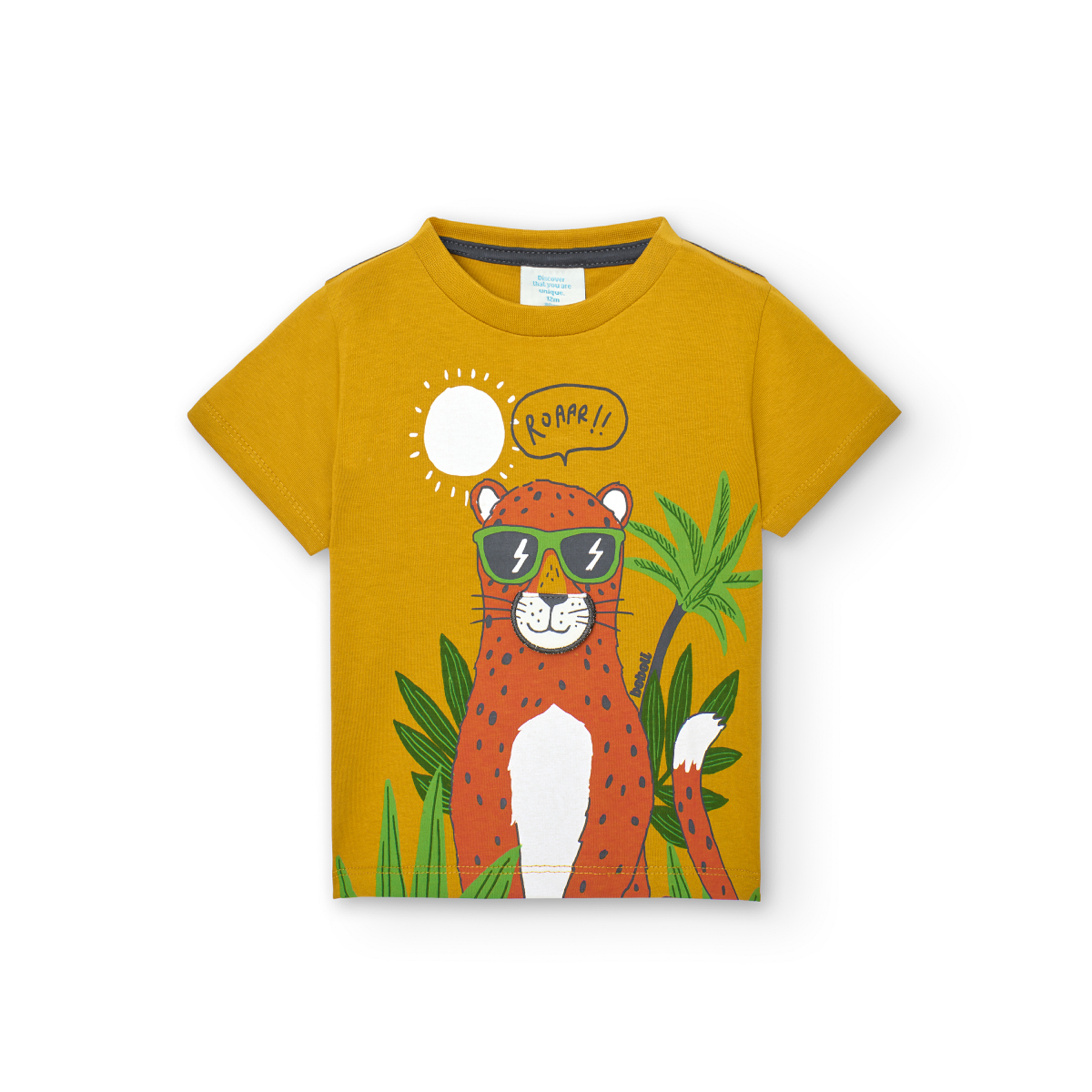 Camiseta Amarilla Tigre Bebé Niño – Los Tres Elefantes Tienda Online