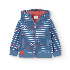 Chaqueta de manga larga rayas para niño