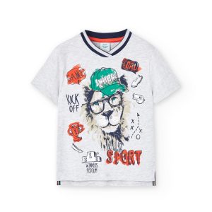 Camiseta con estampado de tigre para niño