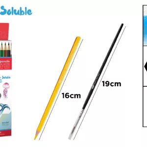 Lapices acuarelables 12 unidades