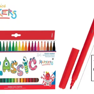 Rotuladores clasicos 24 unidades