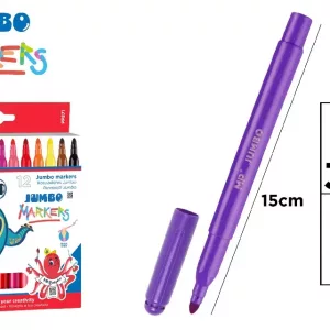 Rotuladores jumbo 12 unidades