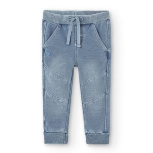 Pantalon felpa denim claro para niño