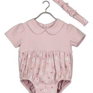 Conjunto ranita rosa bebé niña con lazo