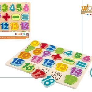 Puzzle de madera números