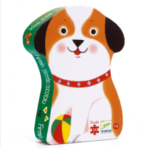 Puzzle Silueta Firmin pequeño perrito -24pzas-.