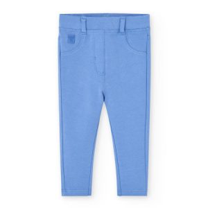 Pantalón elástico azul