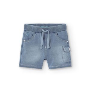 Bermuda denim claro para niño