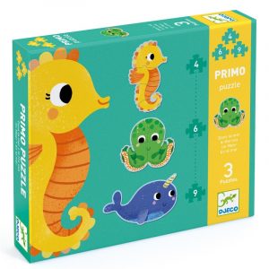 Puzzle Evolutivo En el mar -  3 puzzles