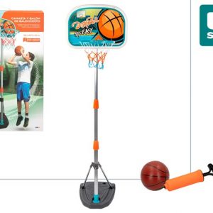 Canasta baloncesto de pie para niños