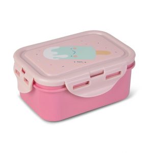 Cajita almuerzo rosa 350 ml