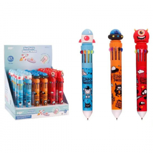 Boligrafos fantasia de colores