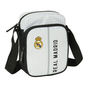 Bandolera Pequeña Real Madrid 1ª Equipación 24/25 con diseño oficial y capacidad de 2L