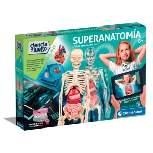 Superanatomía - Juego educativo interactivo para aprender sobre el cuerpo humano con realidad aumentada.