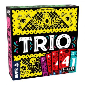 Juego de cartas Trío, un divertido juego de memoria y estrategia para toda la familia. Encuentra las combinaciones y gana la partida.