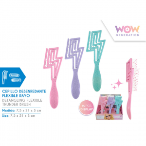 Cepillo ergonómico infantil WOW Generation en forma de trueno