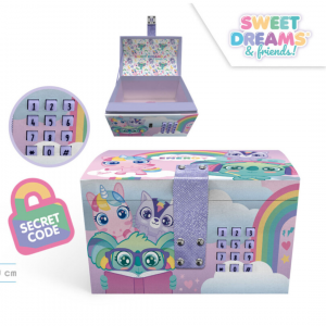 Joyero secreto musical Sweet Dreams & Friends mini para niñas