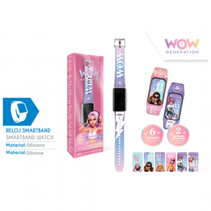 Reloj inteligente infantil WOW Generation con dos correas