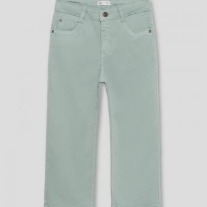 Pantalón niña verde iceberg recto cómodo