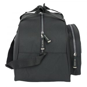 Bolsa de deporte Real Madrid tercera equipación gris con escudo blanco