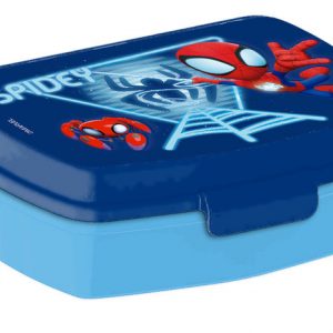 Pack de botella de aluminio con boquilla a presión y portamerienda infantil de Spidey y sus amigos