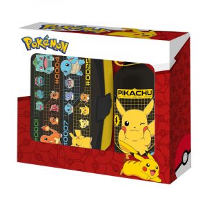 Pack infantil de Pokémon con botella de aluminio y sandwichera a juego