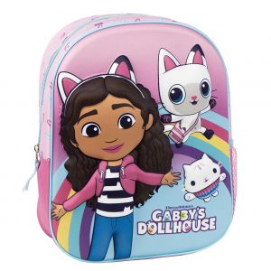 Mochila Infantil Escolar Gabby’s Dollhouse