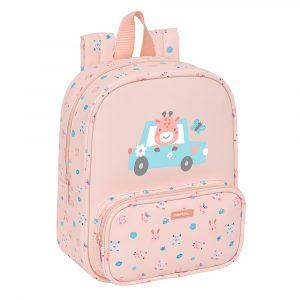 Mochila infantil Safta Jirafa preescolar con bolsillo frontal