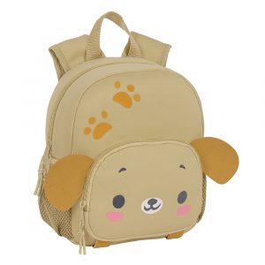 Mochila infantil Safta Perrito de neopreno con bolsillo frontal y laterales portabotellas