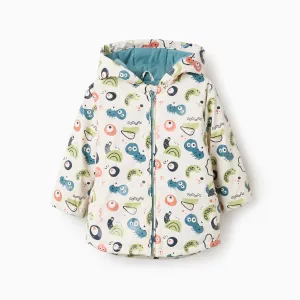 Parka de goma beige bebé niño