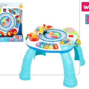 Mesa de actividades tren y piano