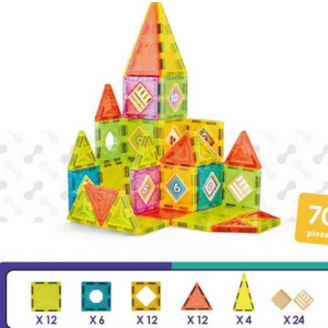 Bloques magneticos 70 piezas