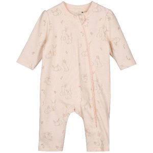 Pelele niña Dulce Conejito rosa con cremallera frontal y perneras largas Blue Seven